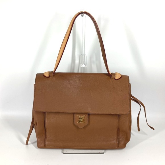 LOUIS VUITTON Authentic Brown Leather Shoulder Bag